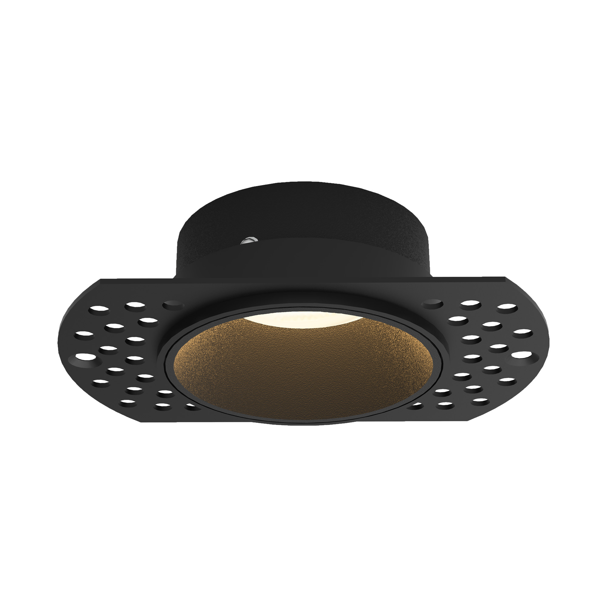 M8665  Lances Trimless Recessed Spotlight 10.5cm GU10 Black